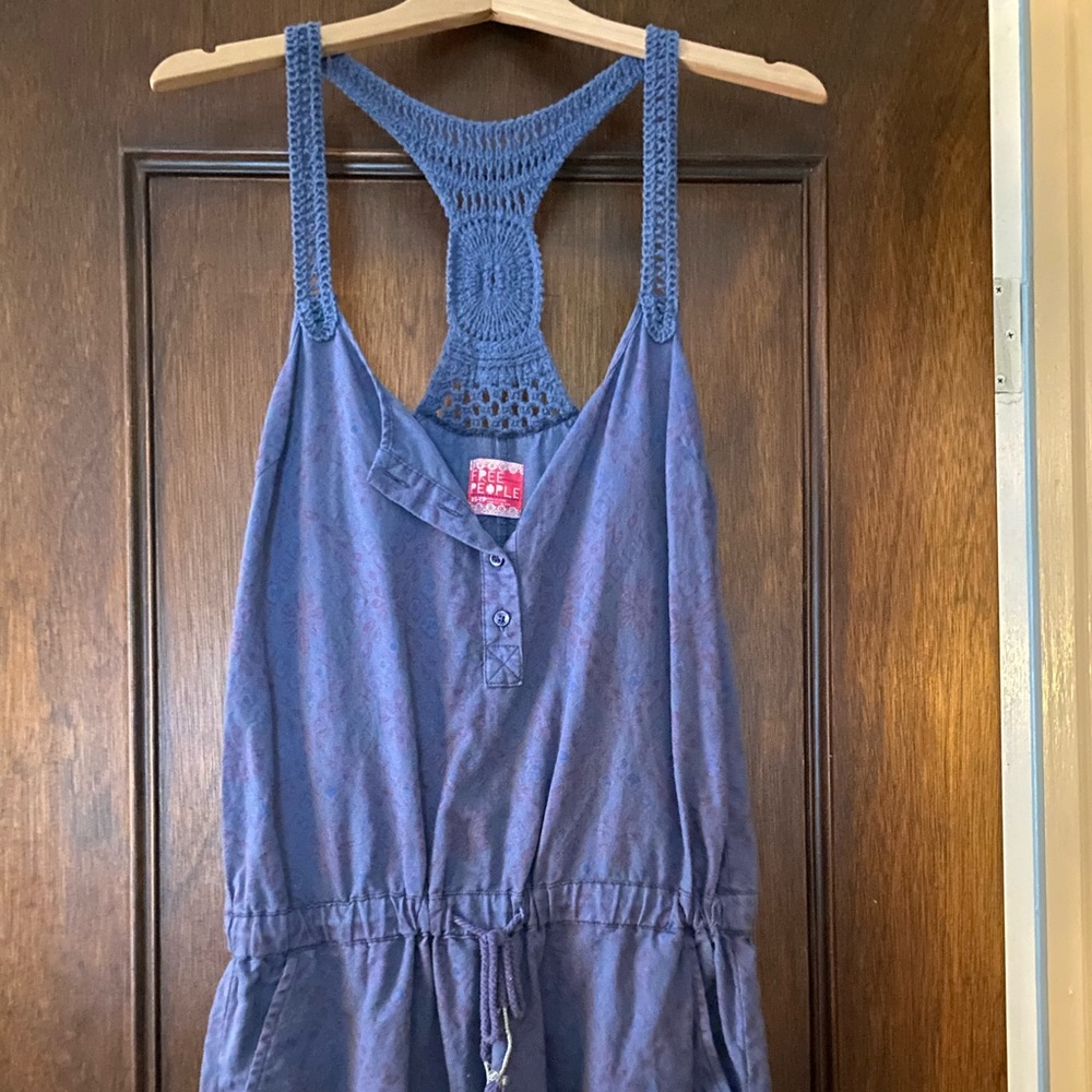 Free People Romper in blueish/purple